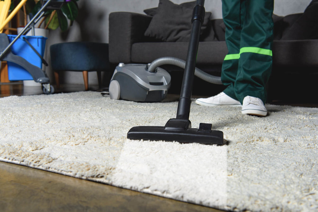 How does the carpet cleaning service work?
